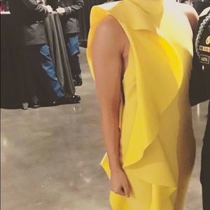 Solace London low back dress